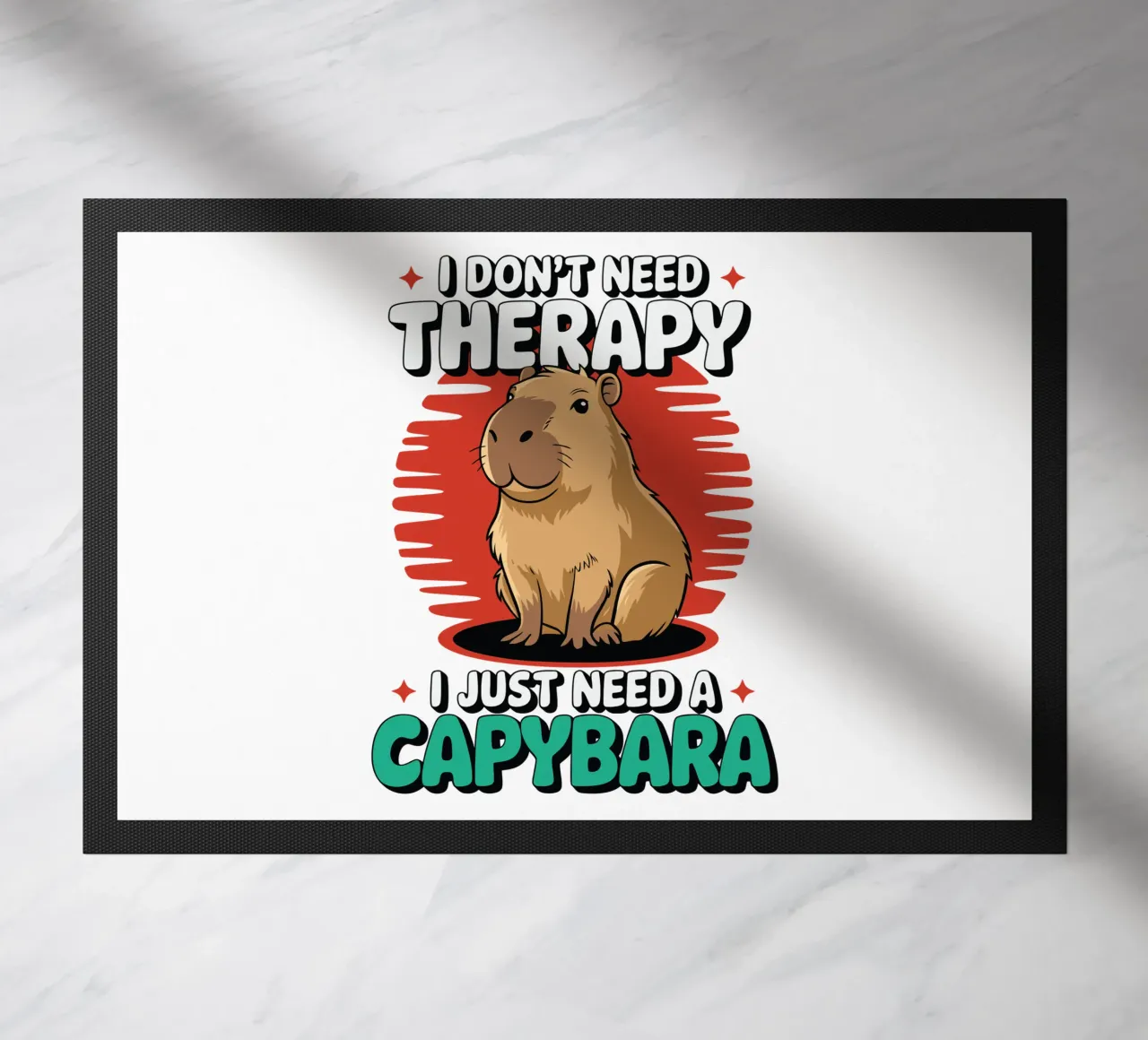 I don't need therapy, I just need a capybara zerbino da edsonramosart