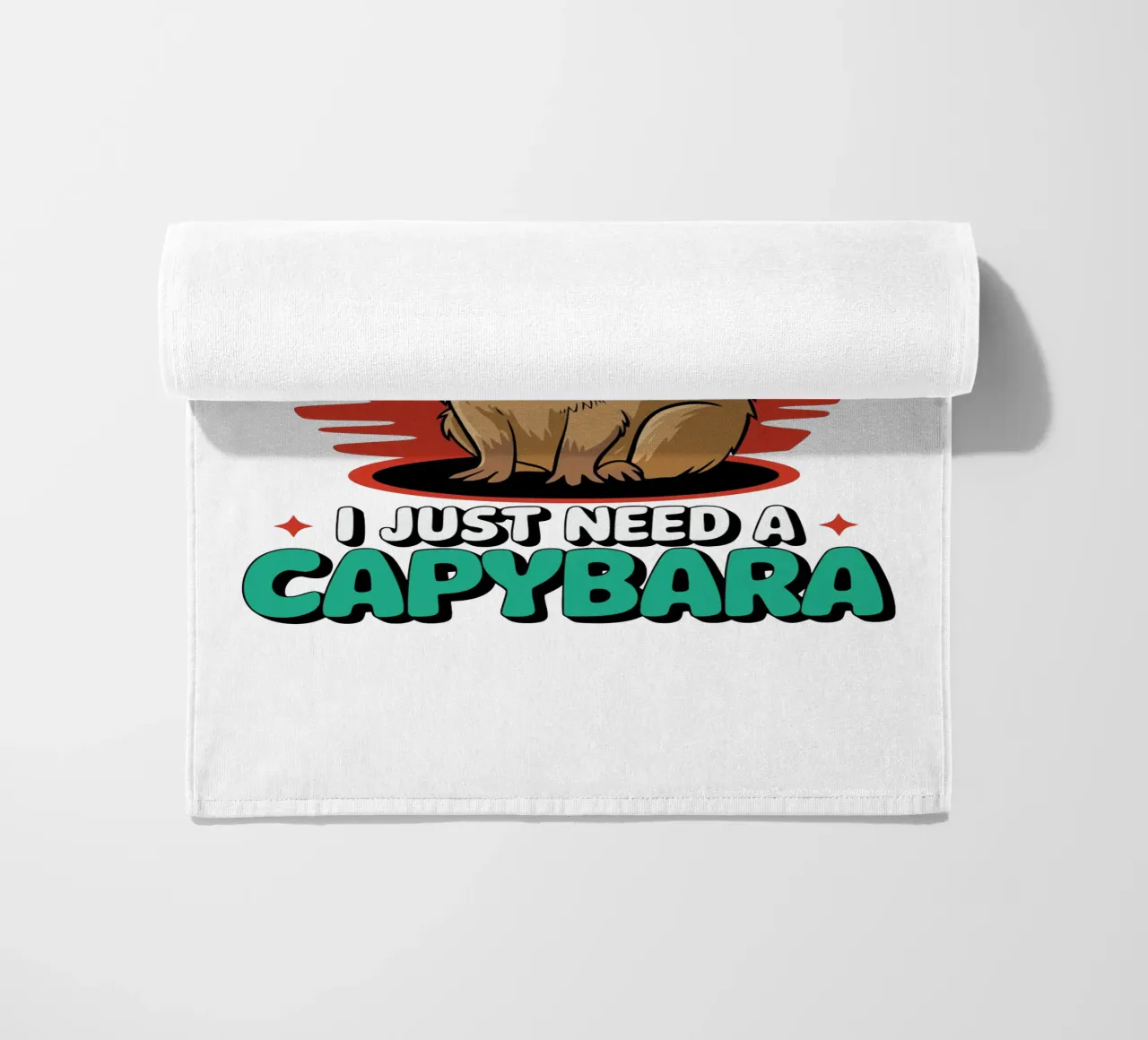 I don't need therapy, I just need a capybara telo mare da edsonramosart