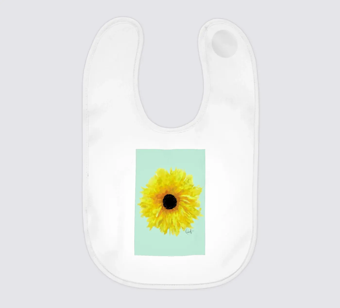 Sol baby bib by Xchange Art Studio