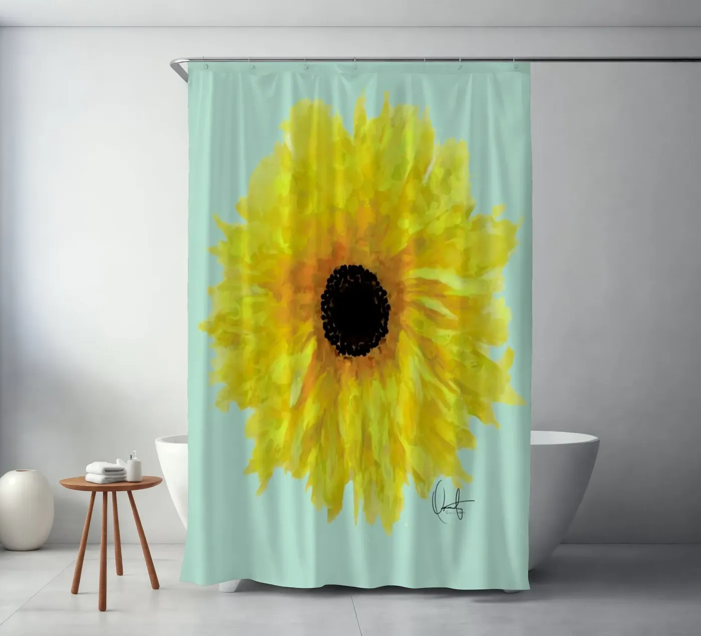 Sol Duschvorhang von Xchange Art Studio