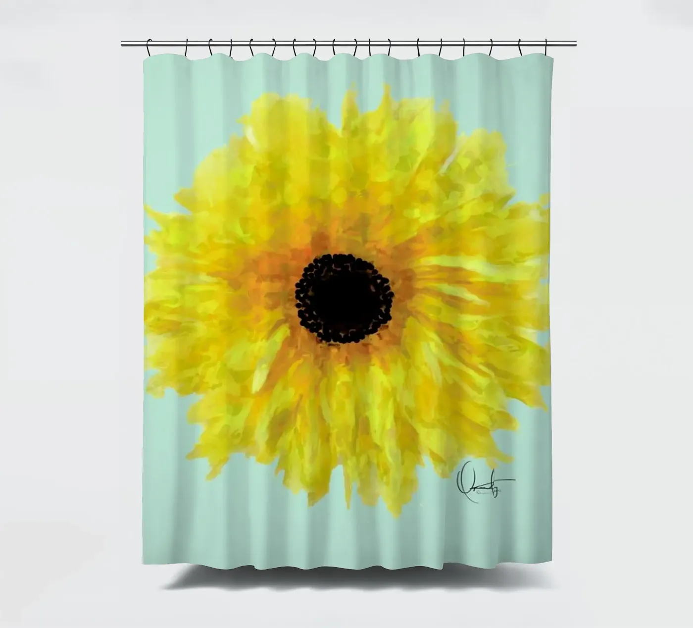 Sol douchegordijn van Xchange Art Studio