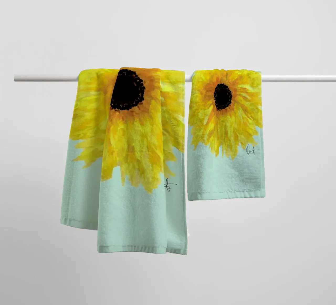 Sol badhanddoek van Xchange Art Studio