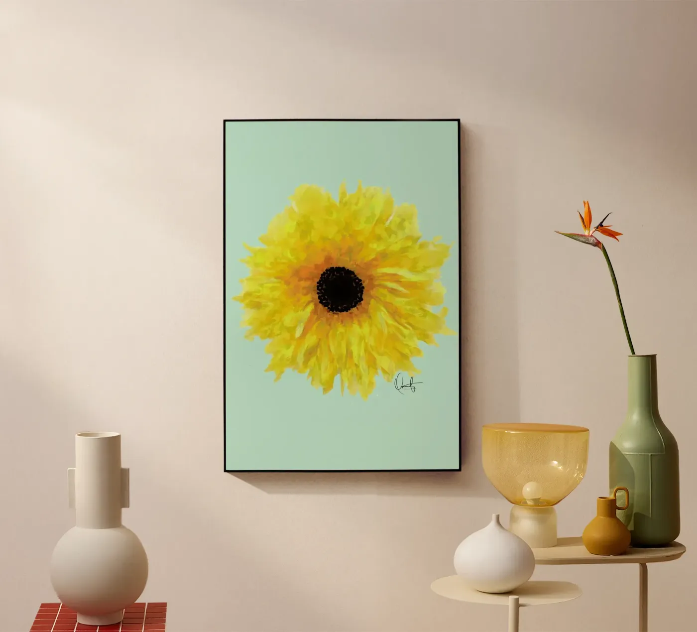 Sol Acryl-Glas von Xchange Art Studio