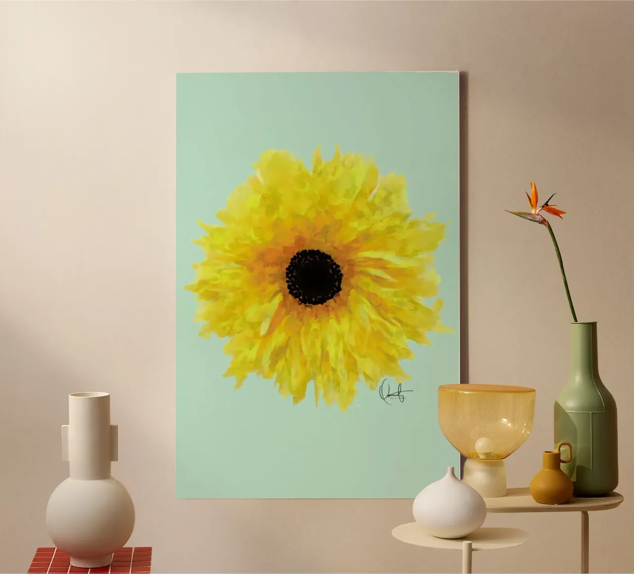 Sol tela con Cornice a cassetta da Xchange Art Studio