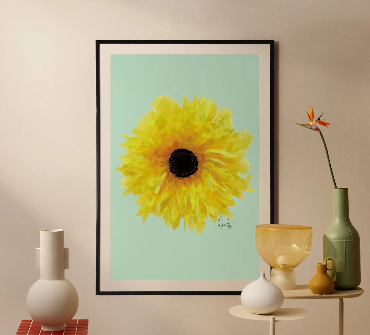 Sol Poster von Xchange Art Studio