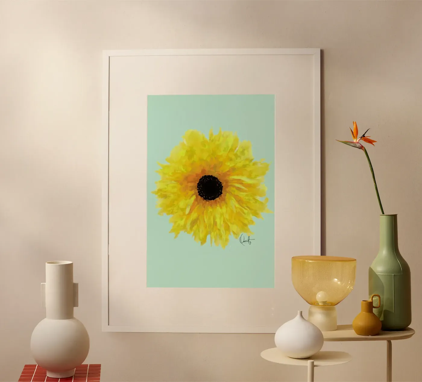 Sol Poster von Xchange Art Studio