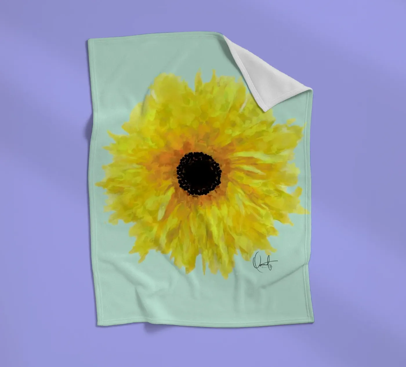 Sol Fleecedecke von Xchange Art Studio