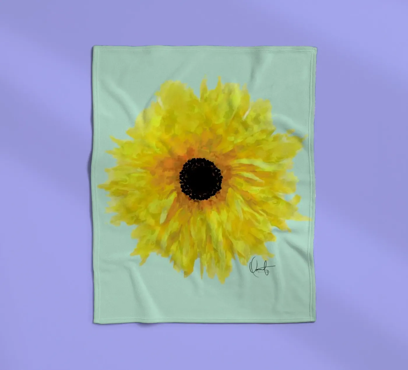 Sol Fleecedecke von Xchange Art Studio