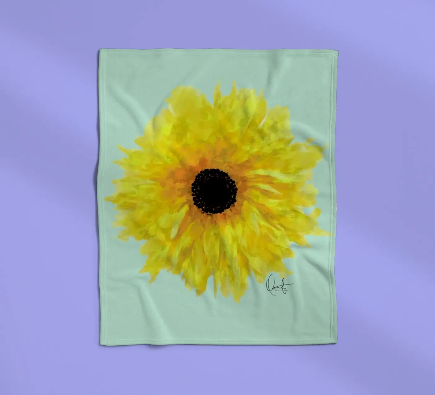 Sol fleecedeken van Xchange Art Studio