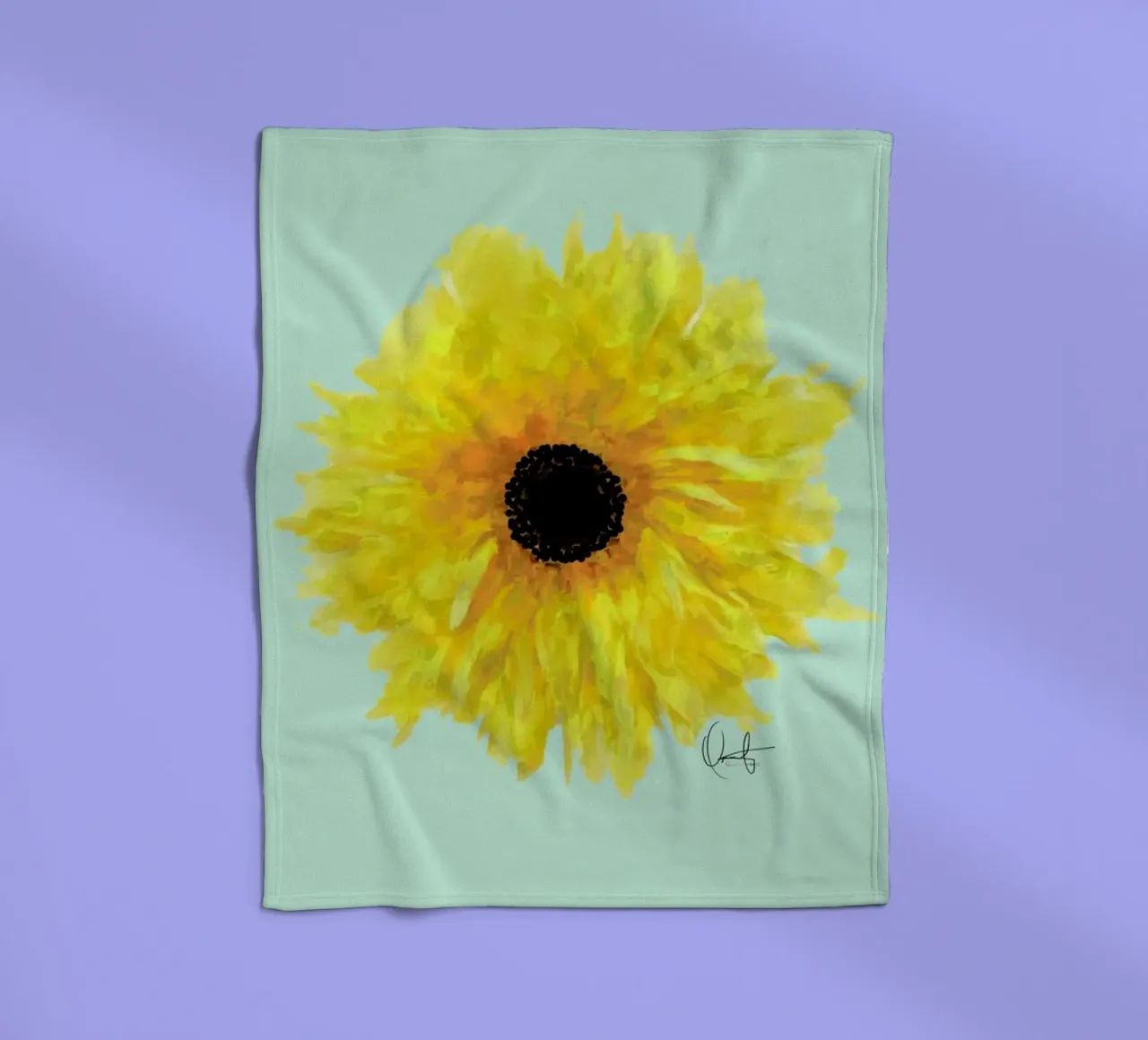 Sol fleecedeken van Xchange Art Studio