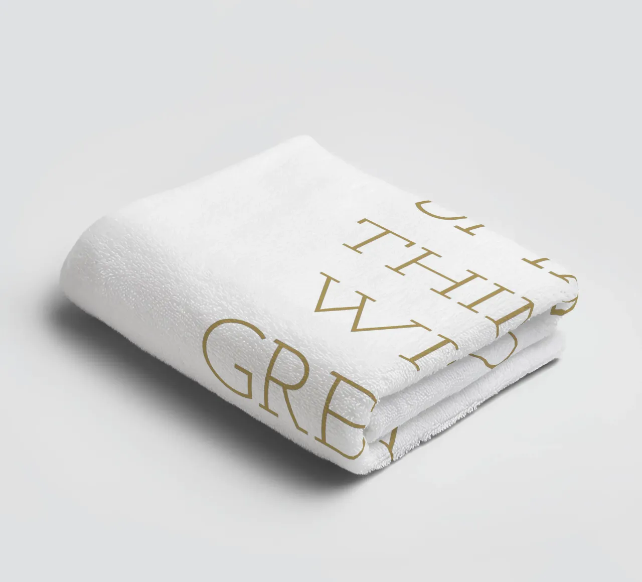 Do small things with great love asciugamano da bagno da apoloprints