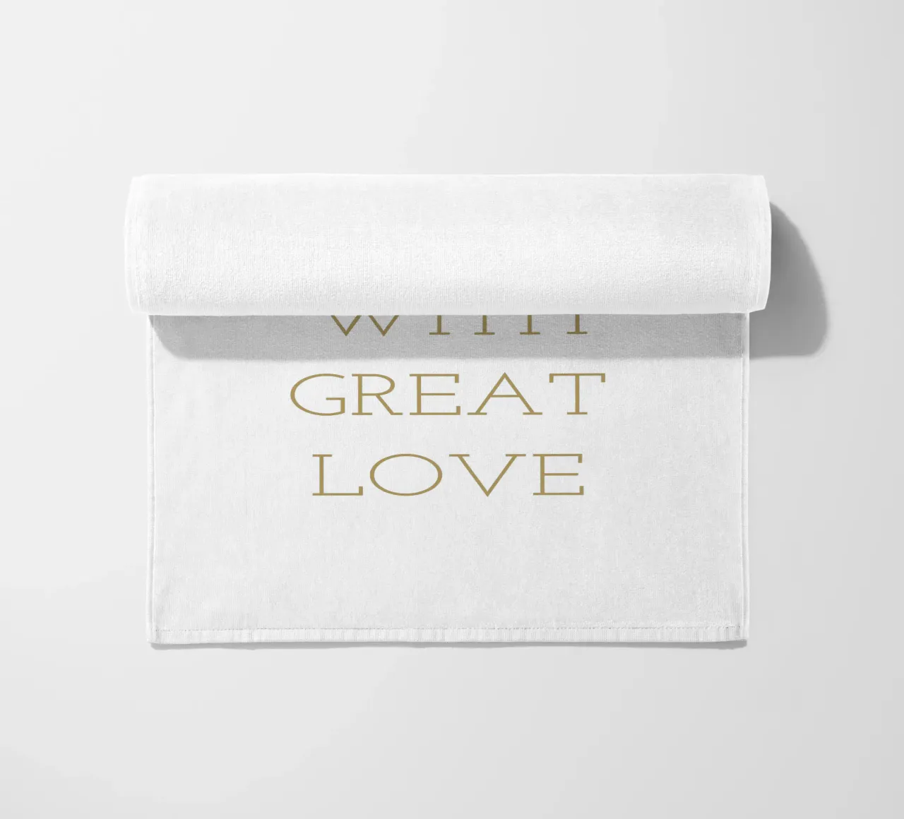 Do small things with great love telo mare da apoloprints