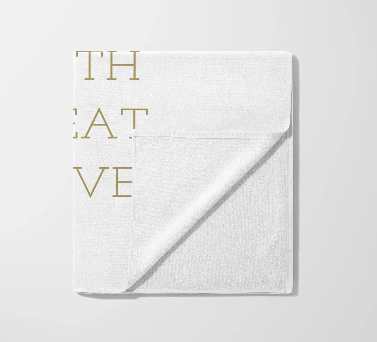 Do small things with great love telo mare da apoloprints