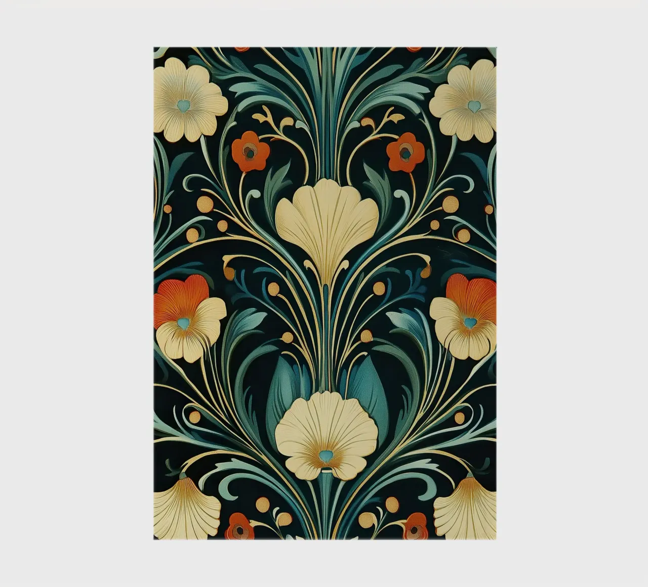 Jugendstil - Opulente Strukturen Notizbuch von Artful Bloom