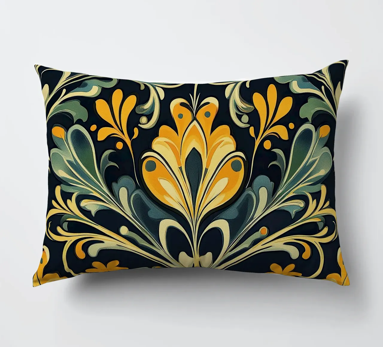Art Nouveau - Sinfonia di linee cuscino da Artful Bloom