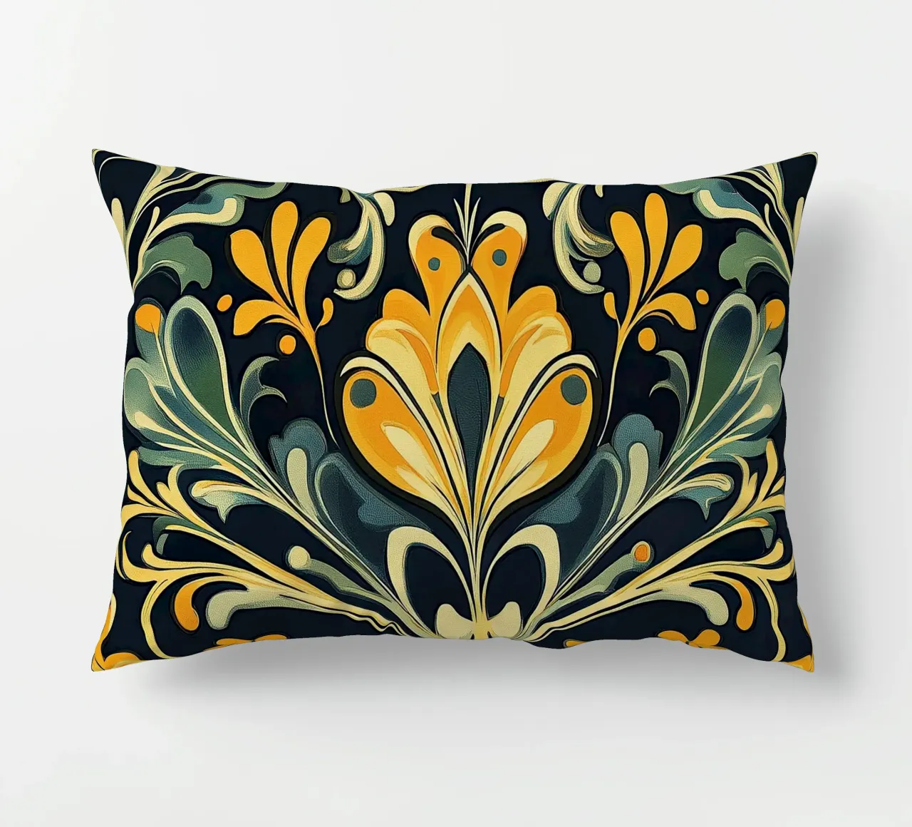 Art Nouveau - Sinfonia di linee cuscino da Artful Bloom