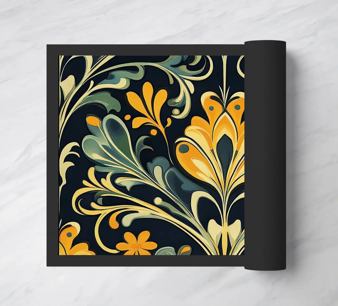 Art Nouveau - Sinfonia di linee zerbino da Artful Bloom