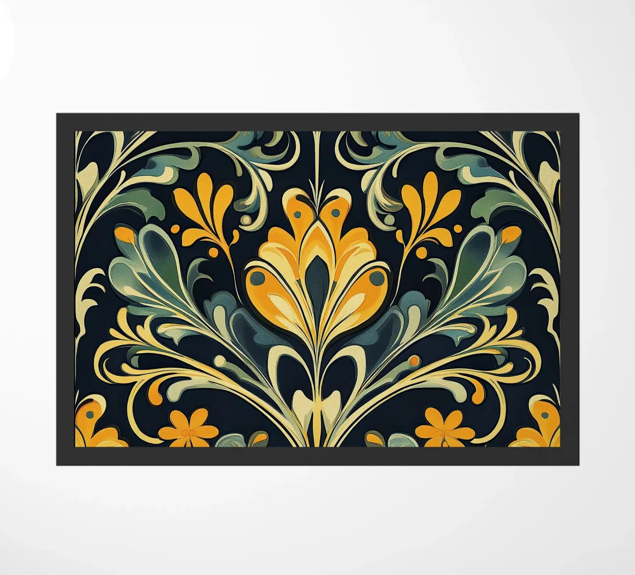 Art Nouveau - Sinfonia di linee zerbino da Artful Bloom