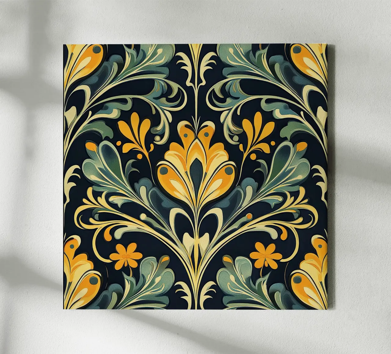 Art Nouveau - Symphony of lines canvas by Artful Bloom