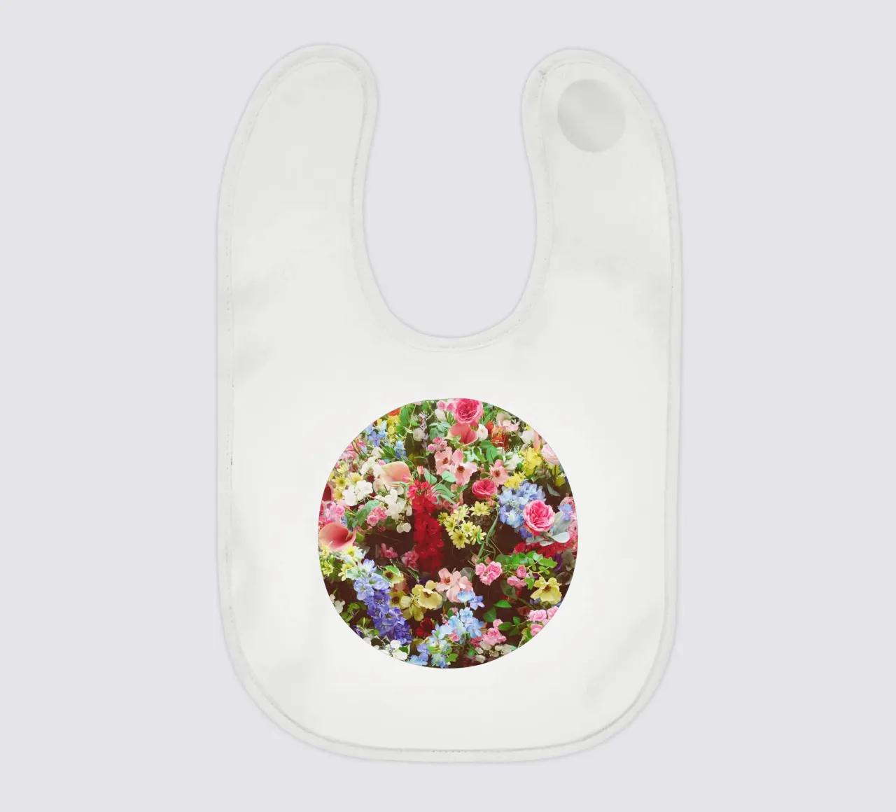 Blumenexplosion Babylätzchen von Cassia Beck Photography