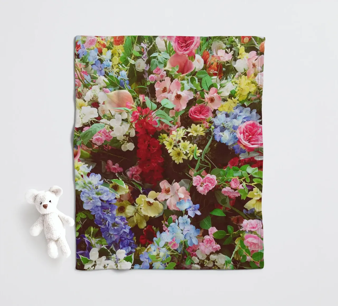 Floral Explosion Fleecedecke von Cassia Beck Photography