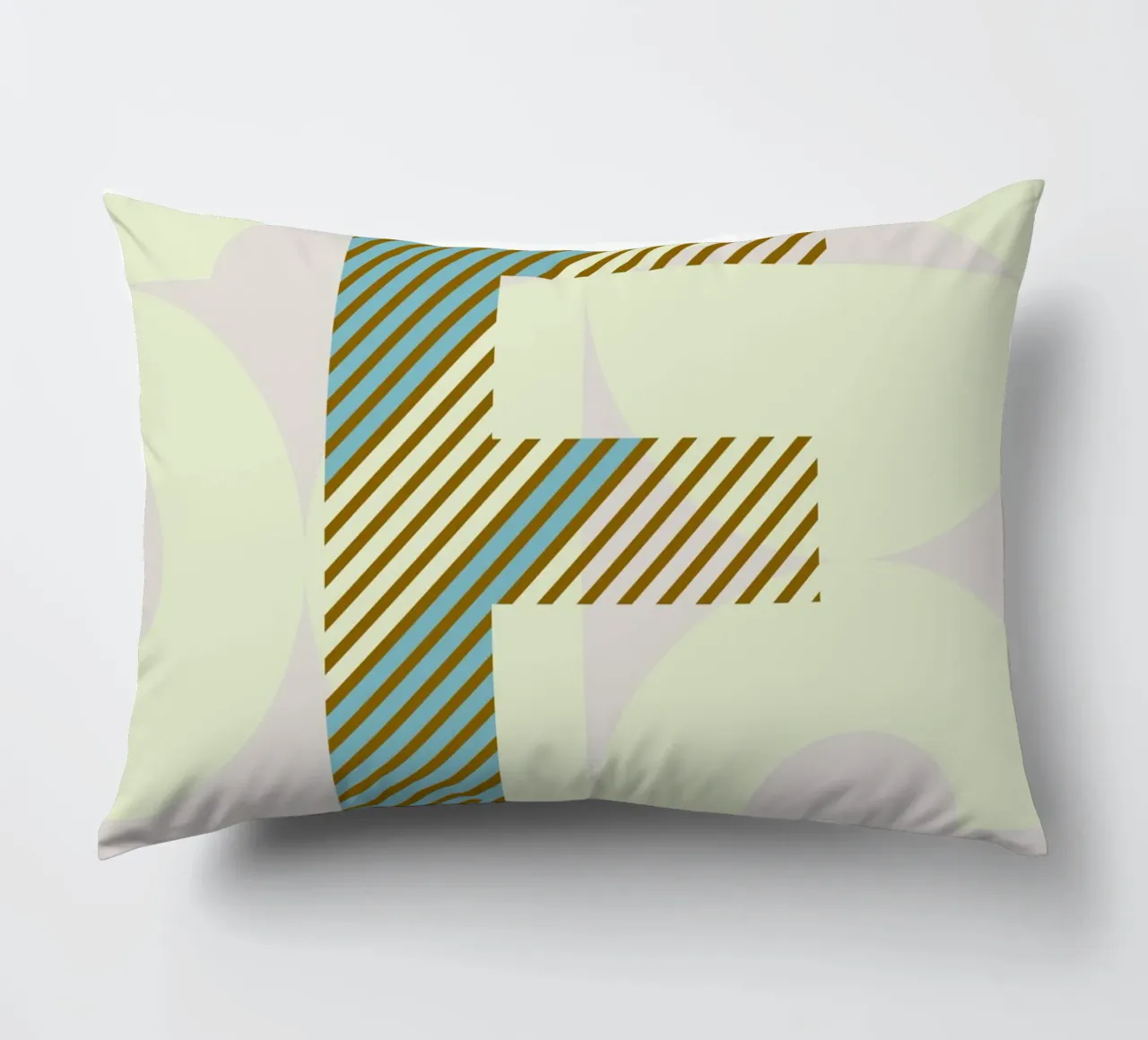 F Typeface Alphabet cuscino da lazydaypaper