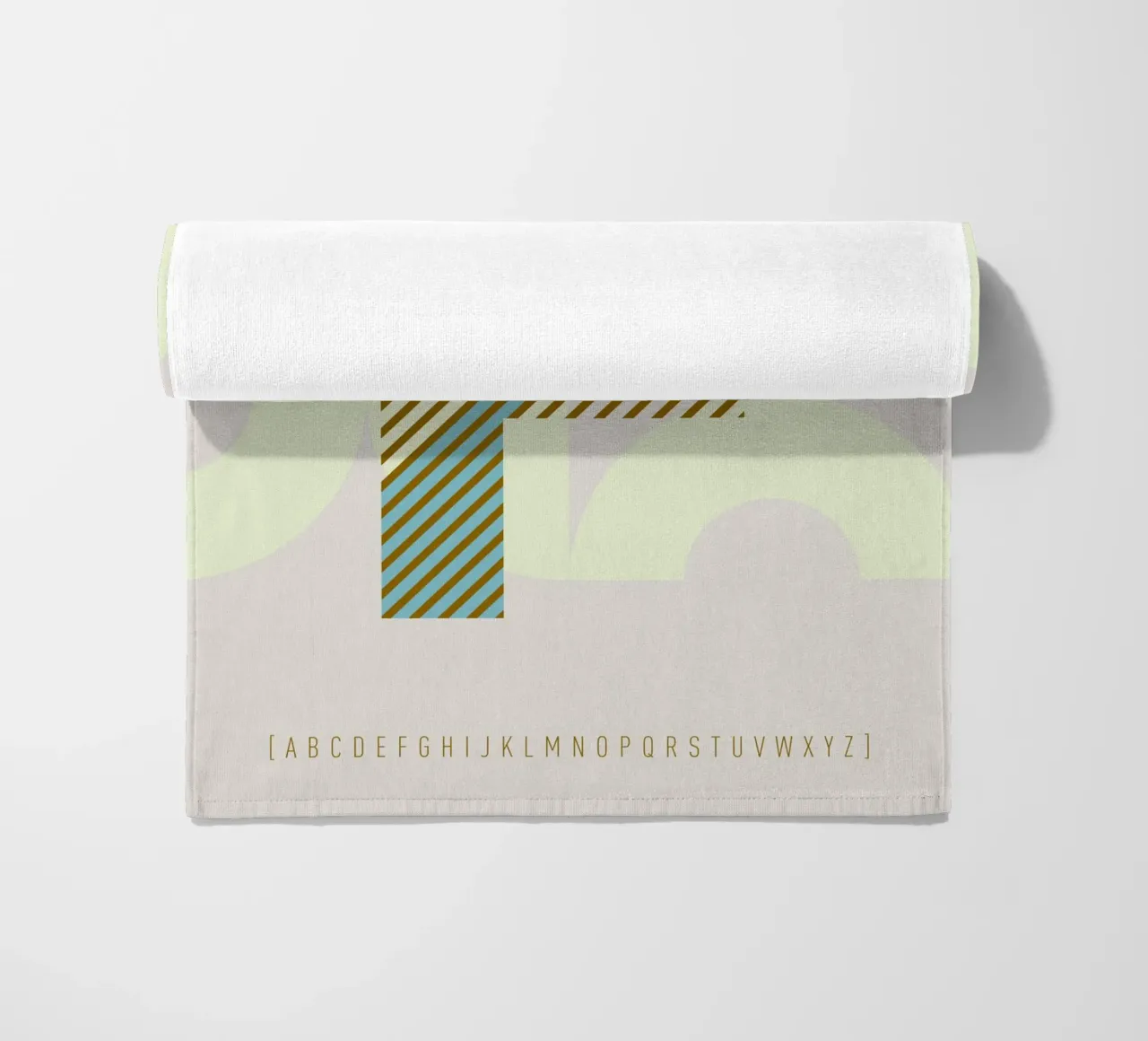 F Typeface Alphabet telo mare da lazydaypaper
