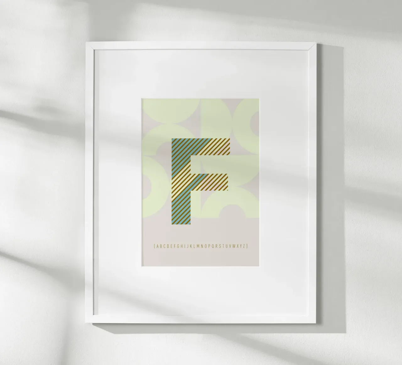 F Typeface Alphabet carta hahnemühle da lazydaypaper