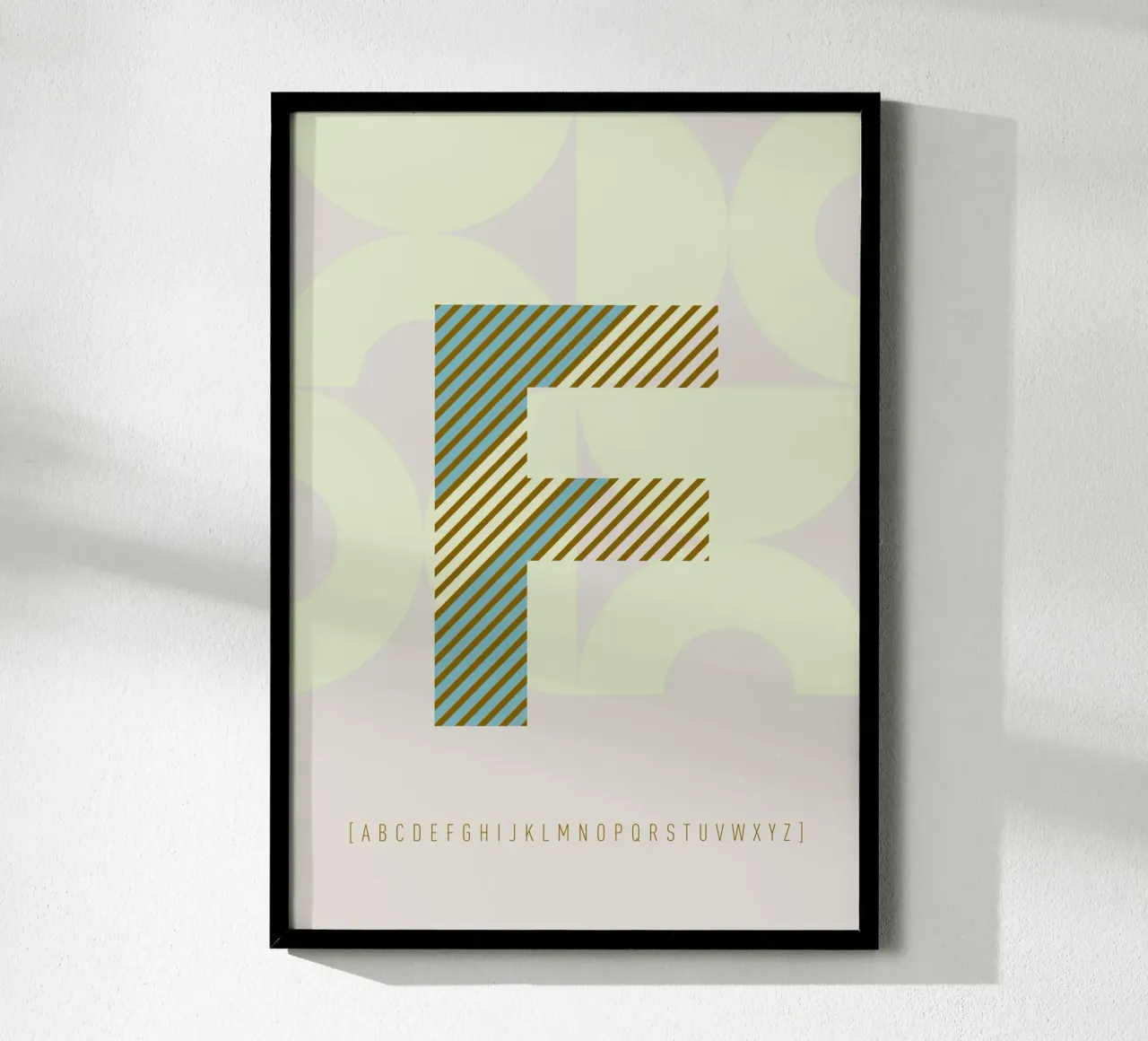 F Typeface Alphabet carta hahnemühle da lazydaypaper