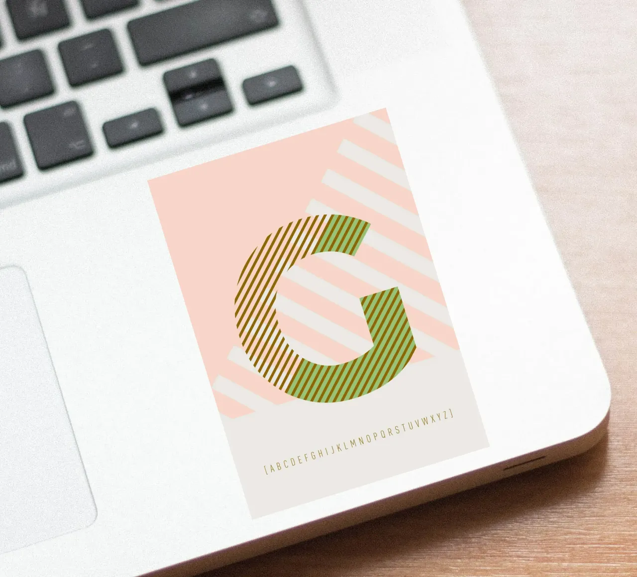 G Typeface Alphabet sticker by lazydaypaper