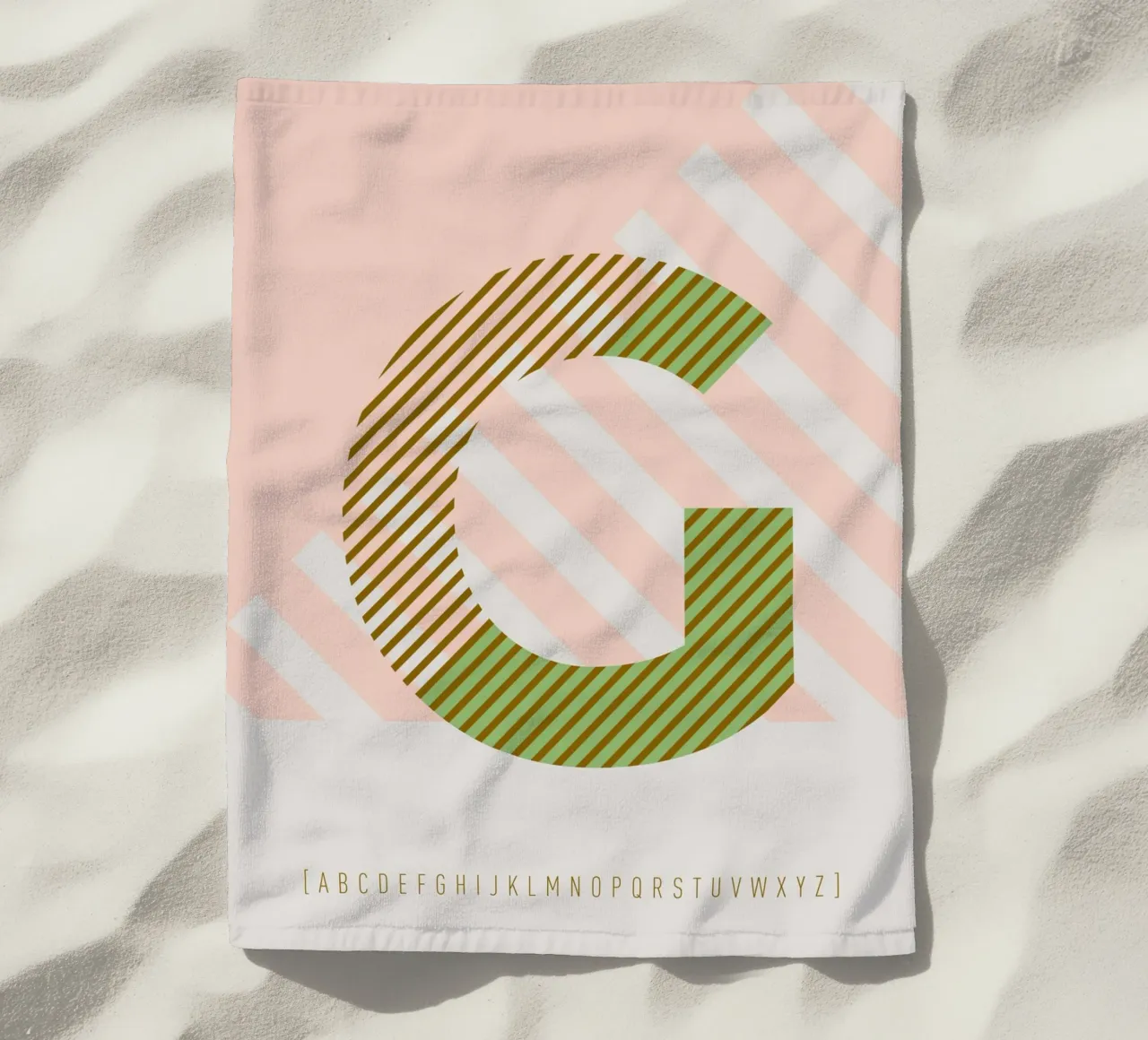 G Typeface Alphabet telo mare da lazydaypaper