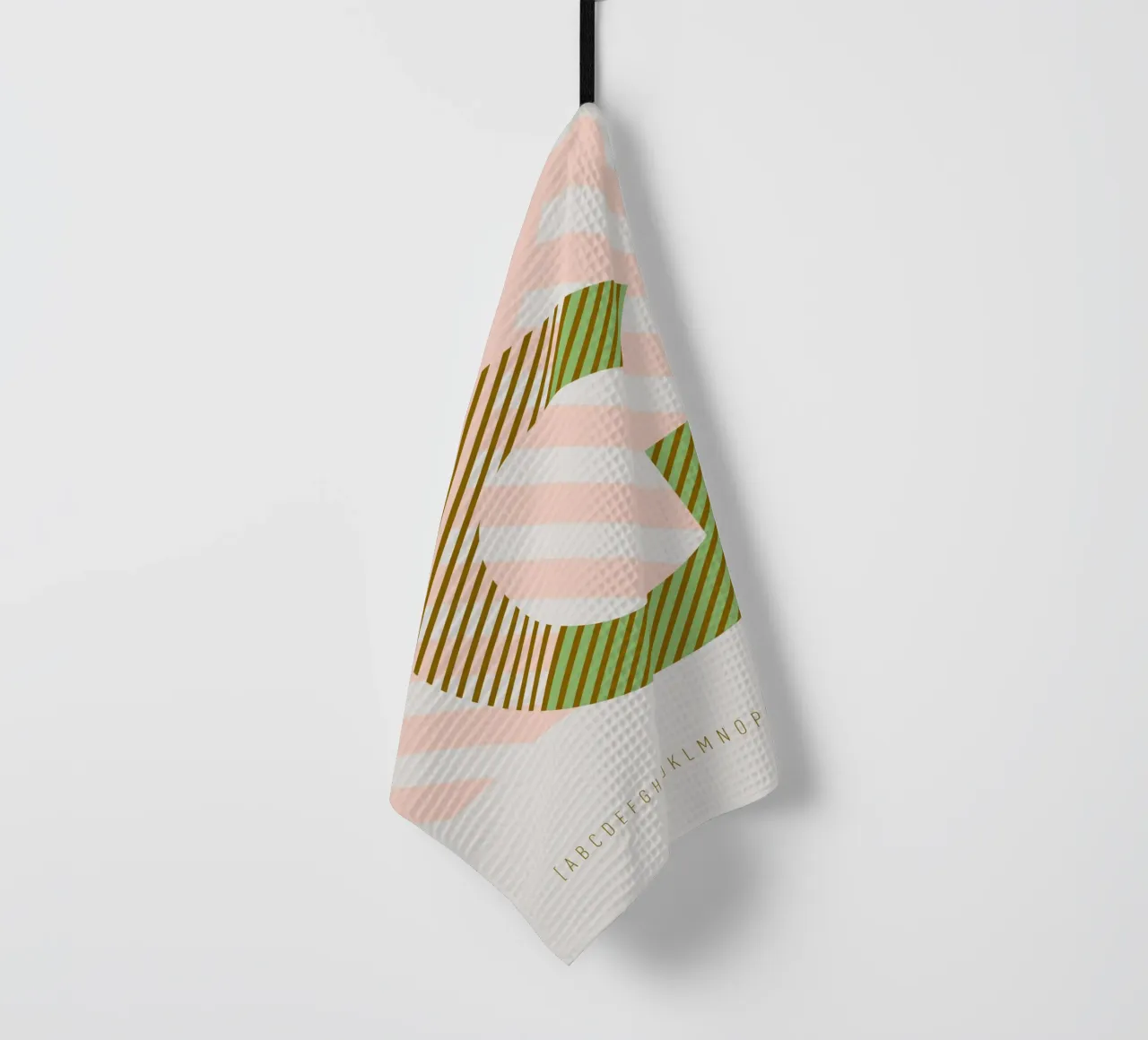 G Typeface Alphabet canovaccio da cucina da lazydaypaper