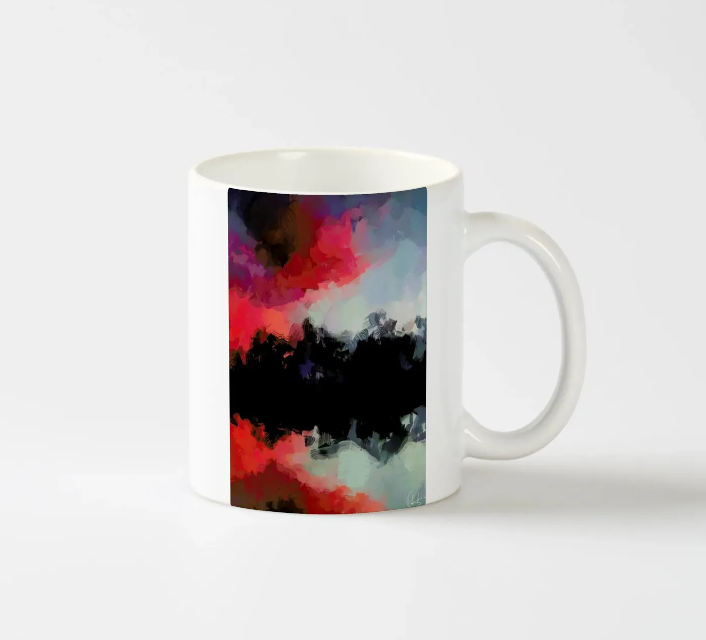 Monserrat ceramic mug by Xchange Art Studio