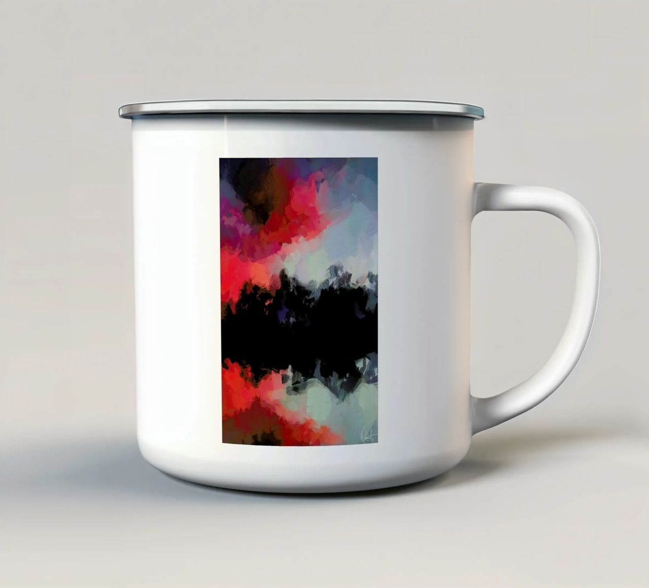 Monserrat tazza in smalto da Xchange Art Studio