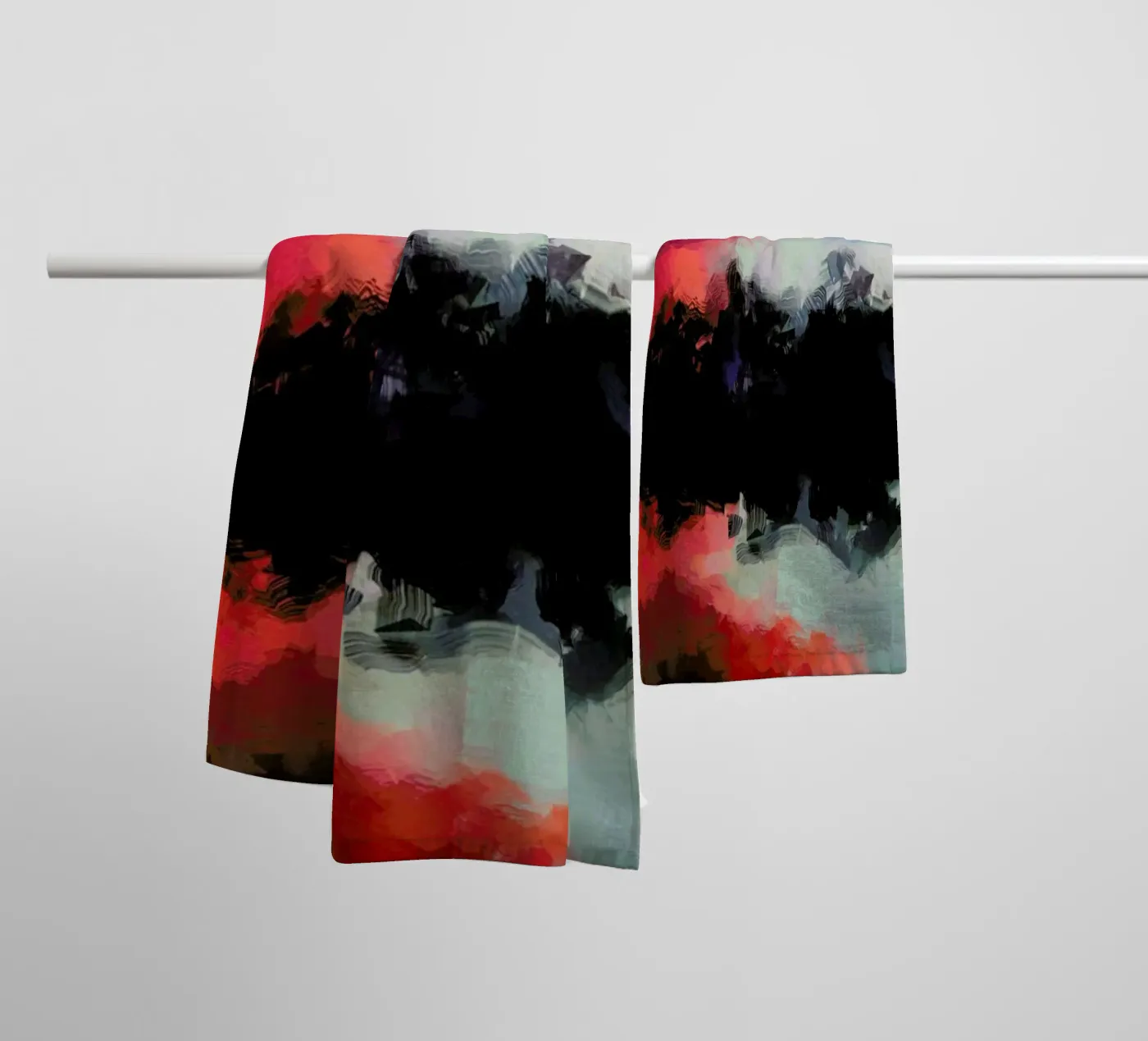 Monserrat badhanddoek van Xchange Art Studio