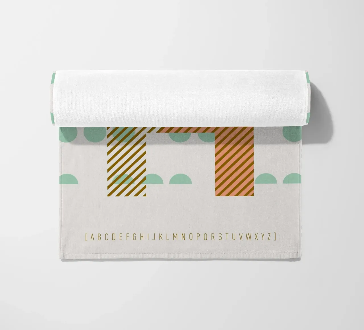 H Typeface Alphabet telo mare da lazydaypaper