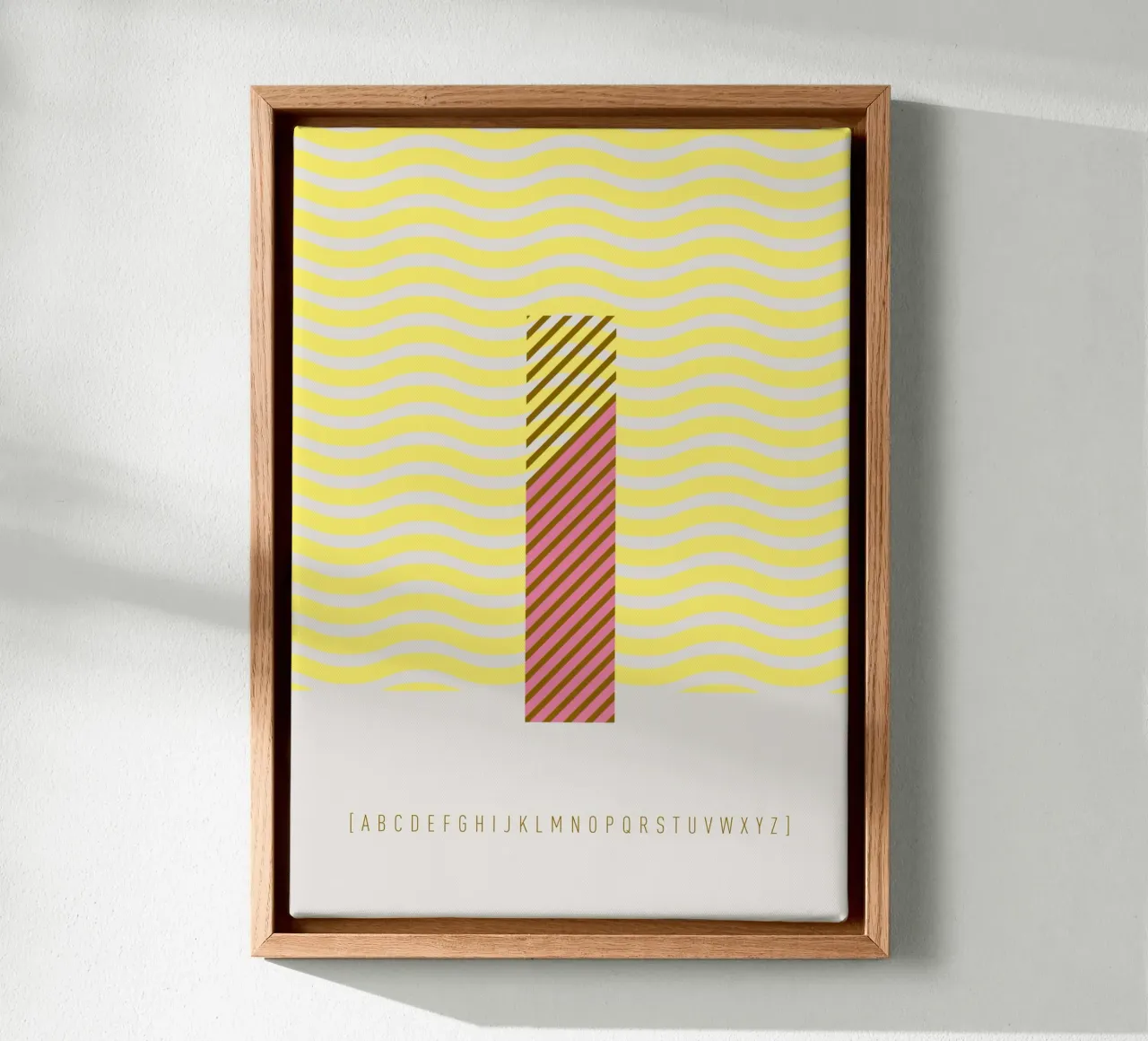 I Typeface Alphabet tela da lazydaypaper