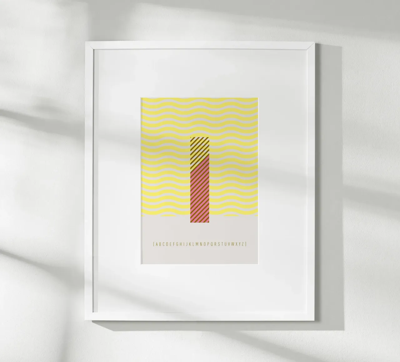 I Typeface Alphabet carta hahnemühle da lazydaypaper