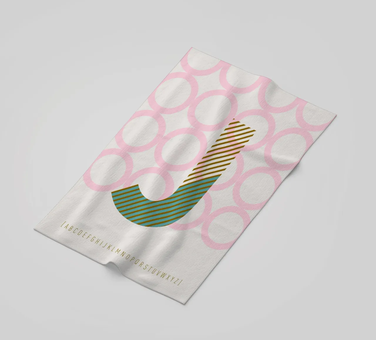 J Typeface Alphabet telo mare da lazydaypaper
