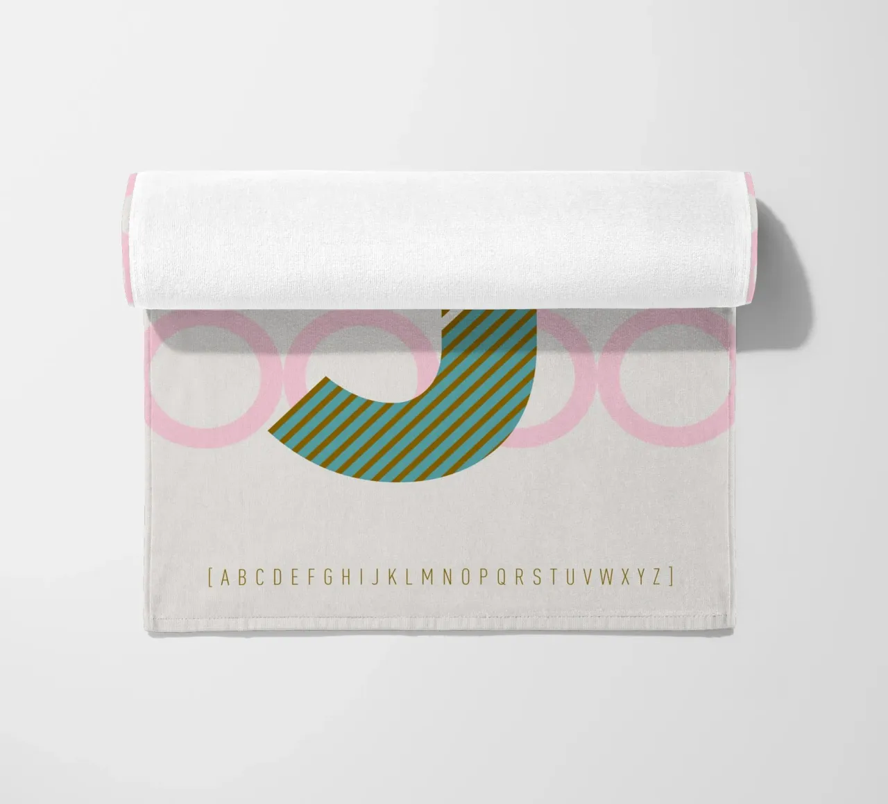J Typeface Alphabet telo mare da lazydaypaper