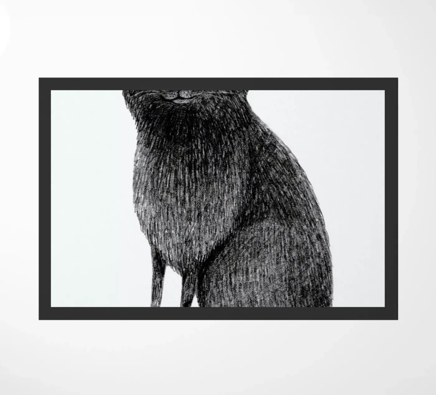 Black Cat deurmat van Sophie Corrigan