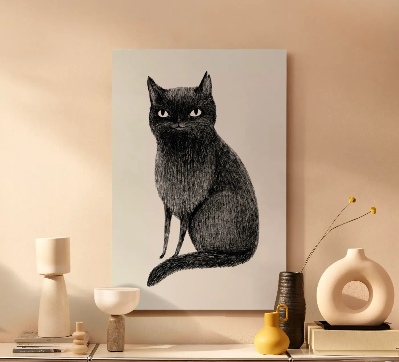 Black Cat pannello forex da Sophie Corrigan