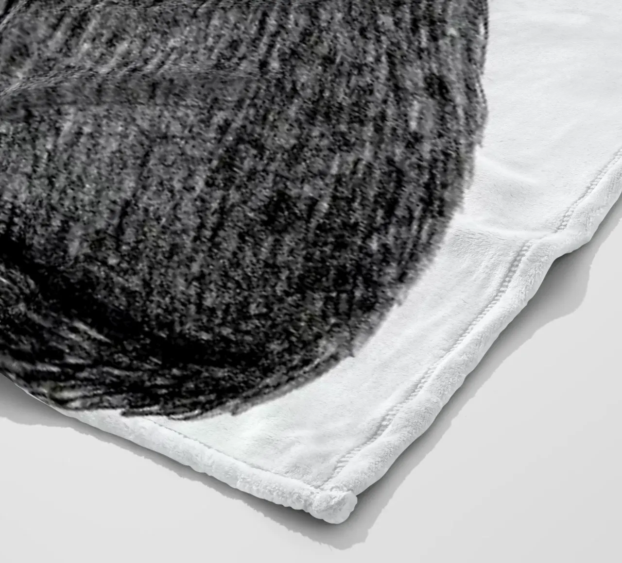 Black Cat Fleecedecke von Sophie Corrigan