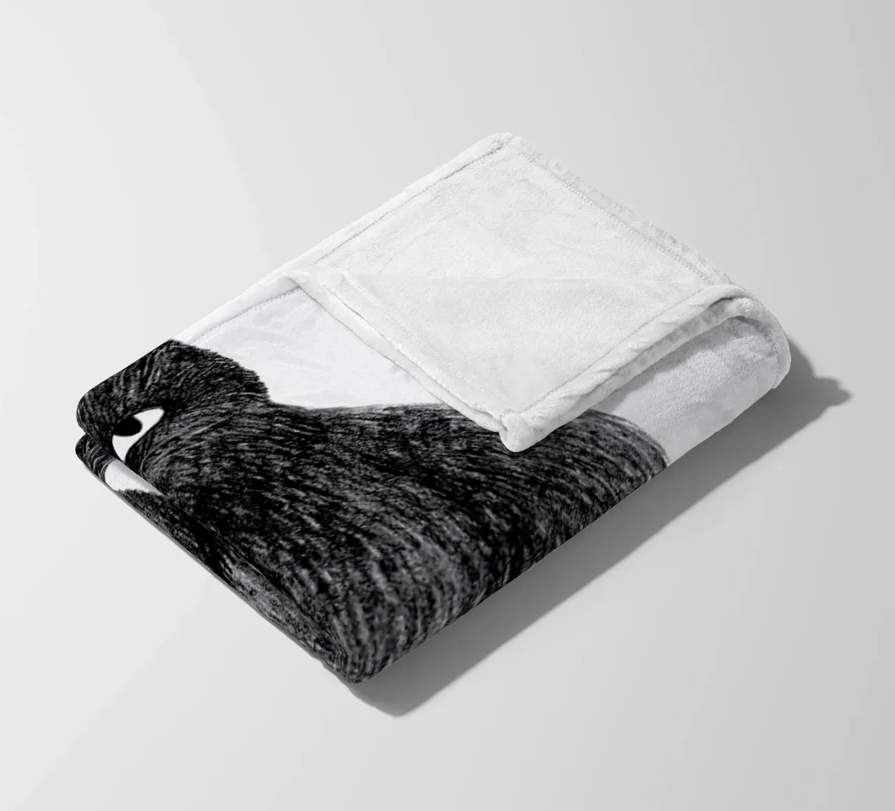 Black Cat Fleecedecke von Sophie Corrigan