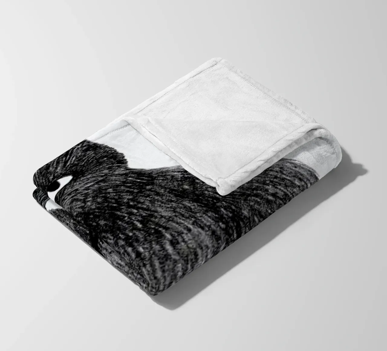 Black Cat Fleecedecke von Sophie Corrigan