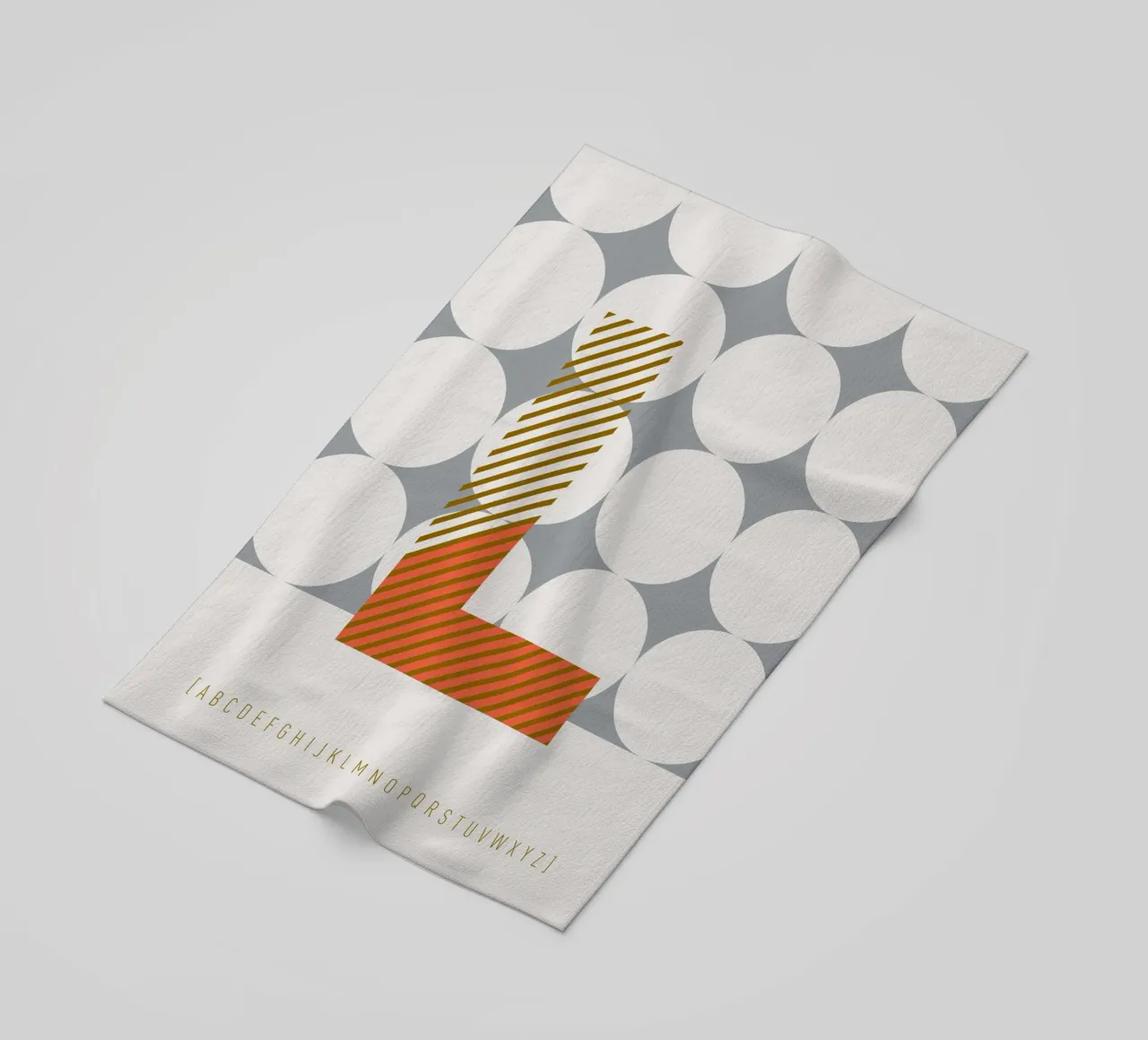 L Typeface Alphabet telo mare da lazydaypaper