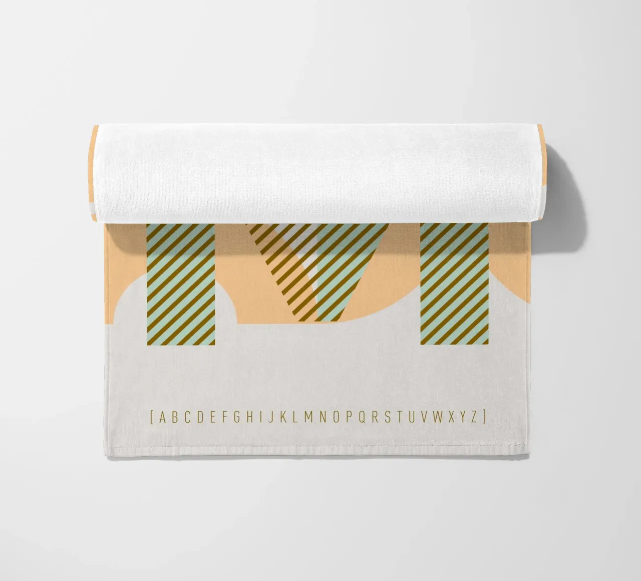 M Typeface Alphabet telo mare da lazydaypaper