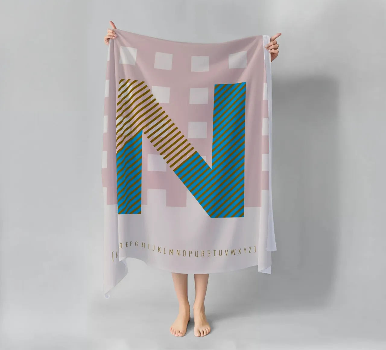 N Typeface Alphabet telo mare da lazydaypaper