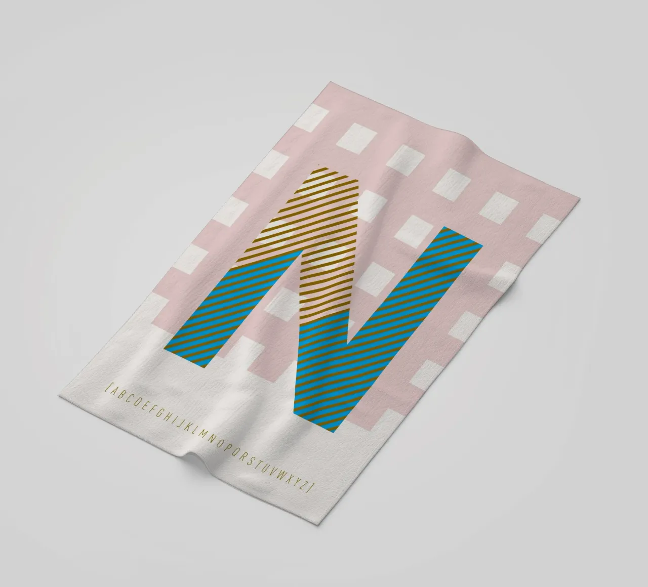 N Typeface Alphabet telo mare da lazydaypaper