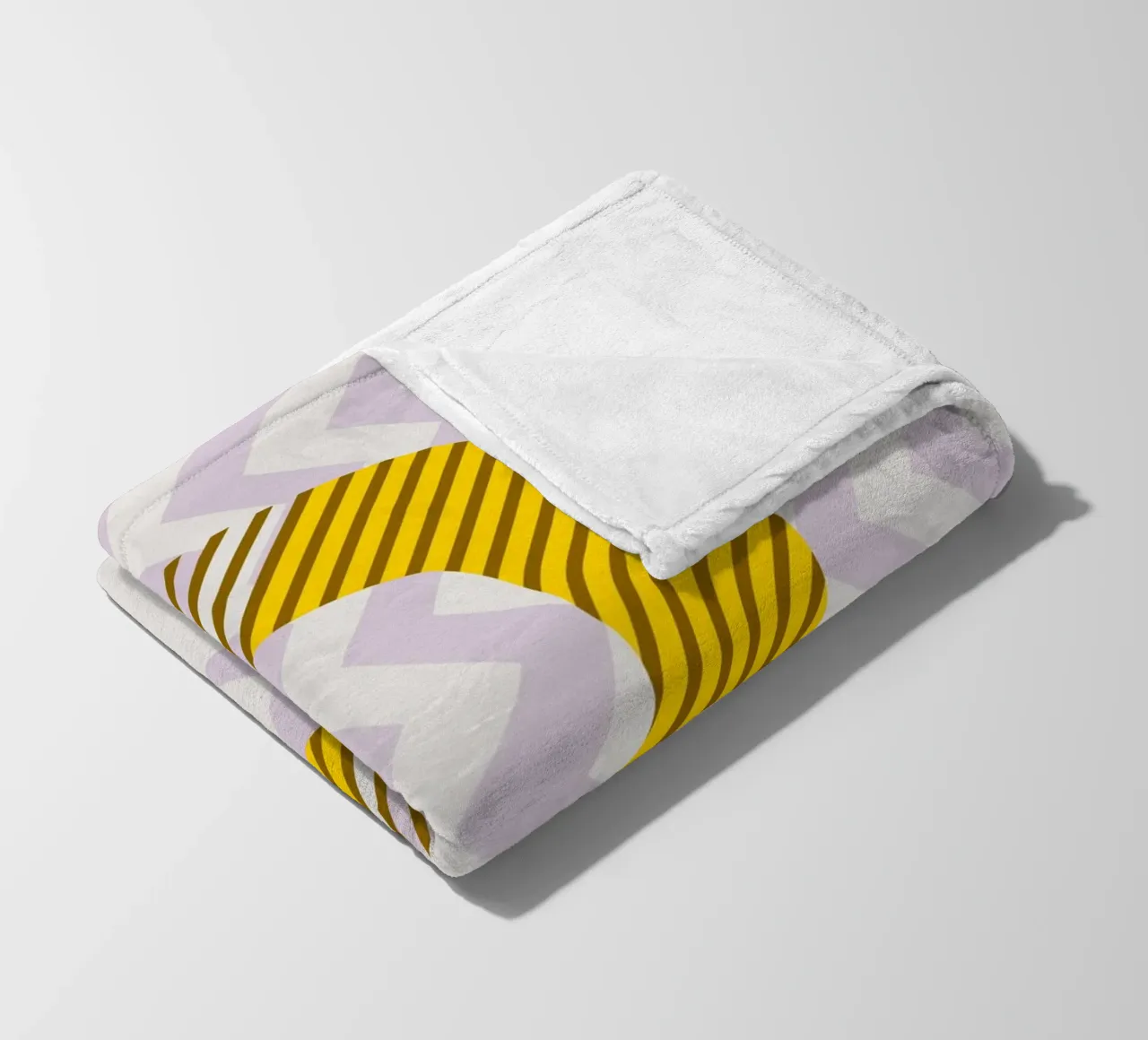 P Typeface Alphabet coperta in pile da lazydaypaper